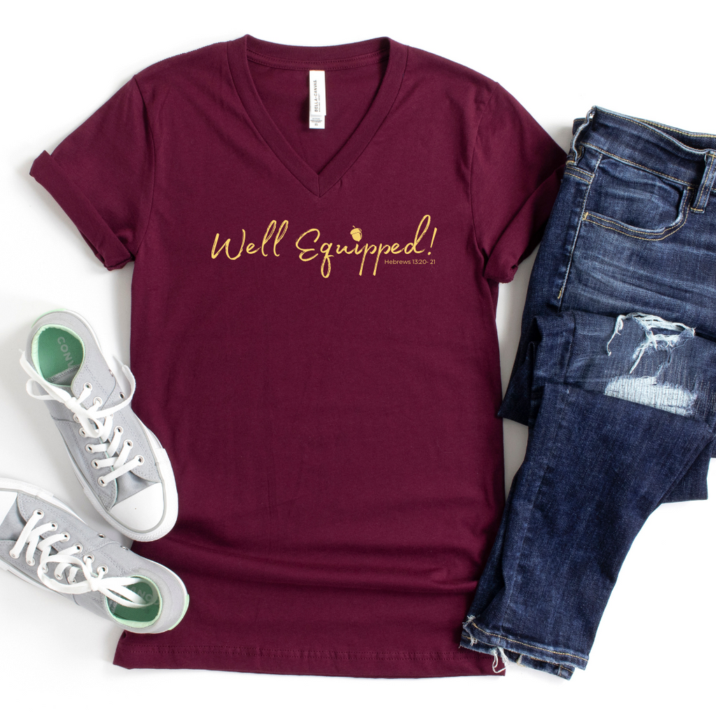 Well Equipped V-Neck Tee